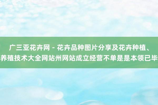 广三亚花卉网 - 花卉品种图片分享及花卉种植、养殖技术大全网站州网站成立经营不单是是本领已毕
